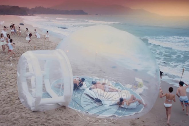 武陵充气球形帐篷